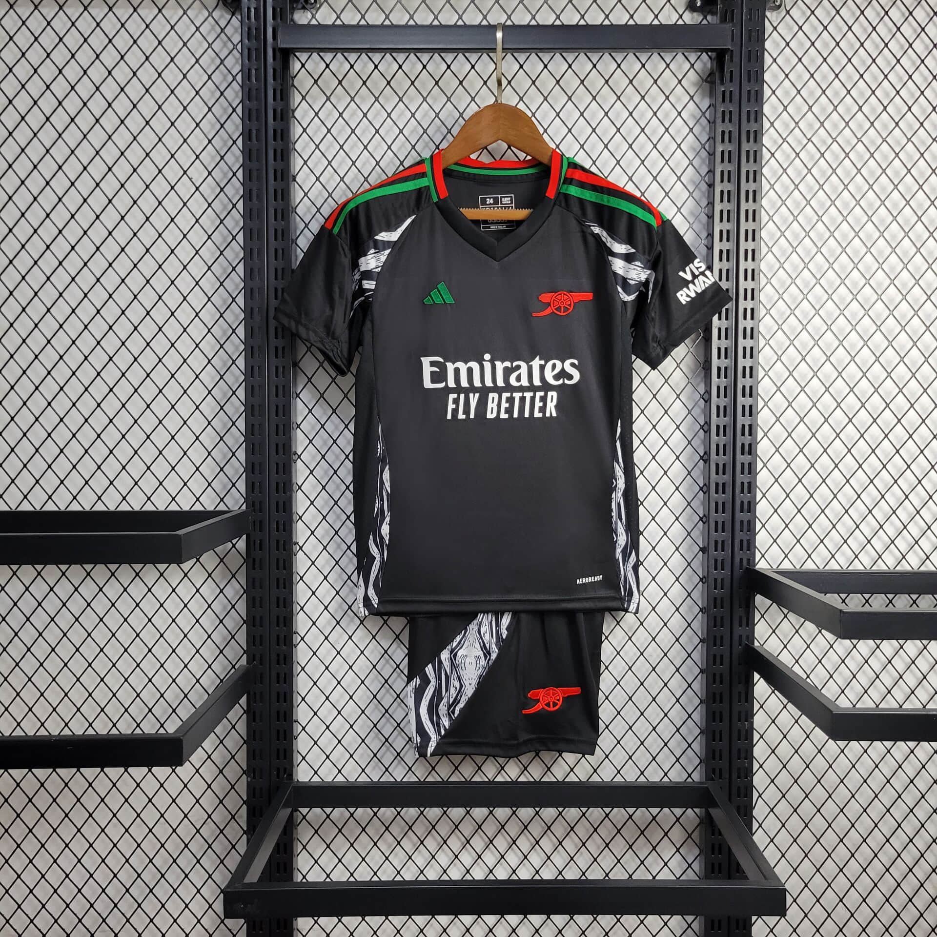 Higojerseys-Arsenal 24-25 Away Kids Kit