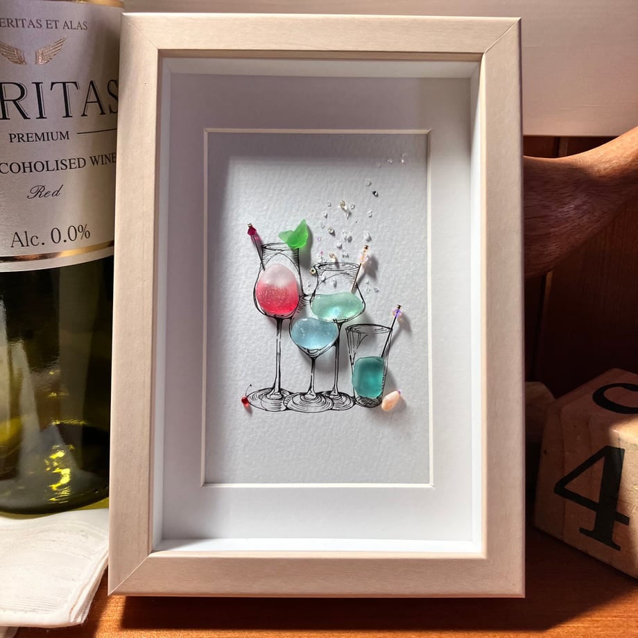 Cocktails of the Sea Glass Art