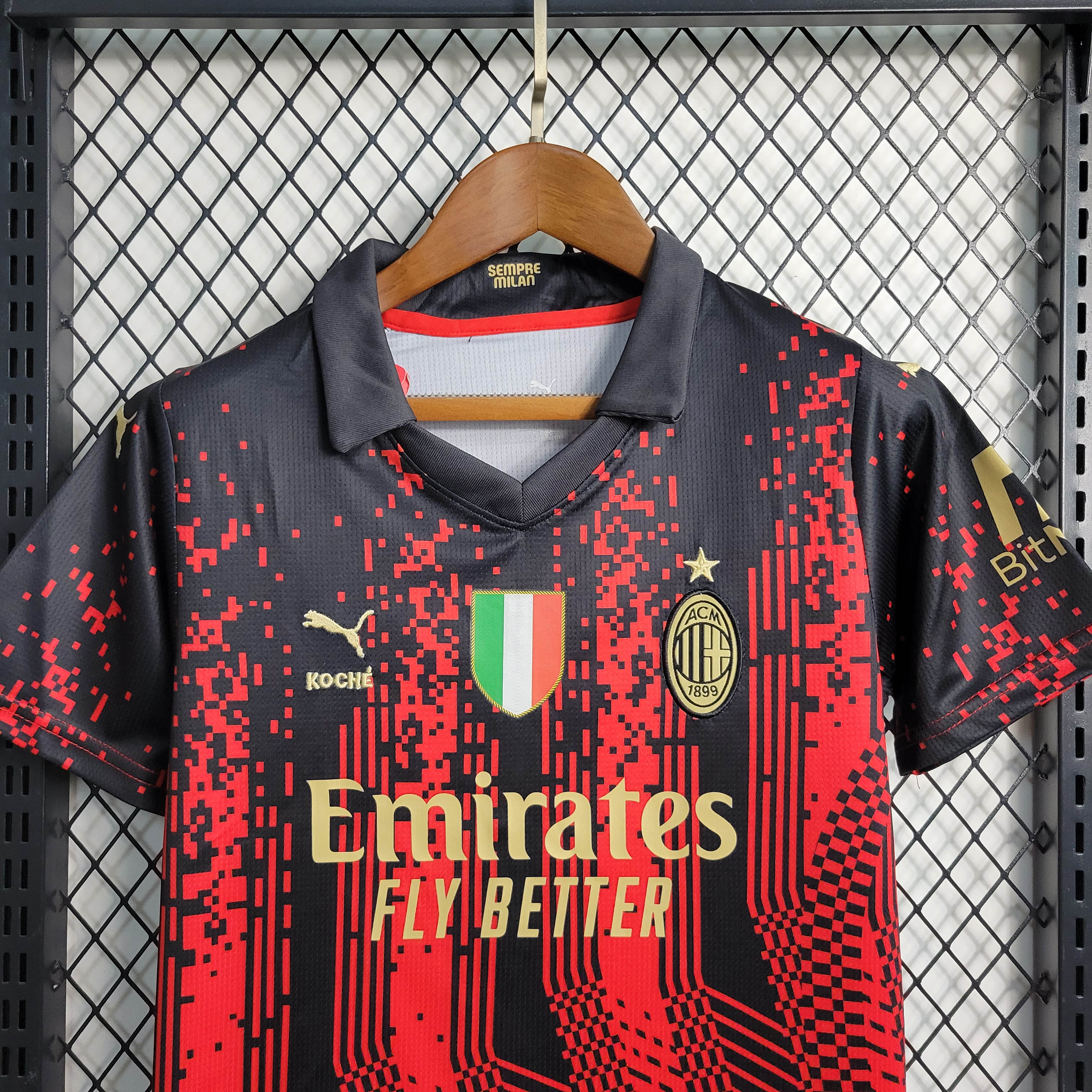 2022/2023 AC Milan Fourth Away Soccer Jersey 1:1 Thai Quality Kids Size:football jersey mysite: unitedjerseyfootball 邓江浪:football