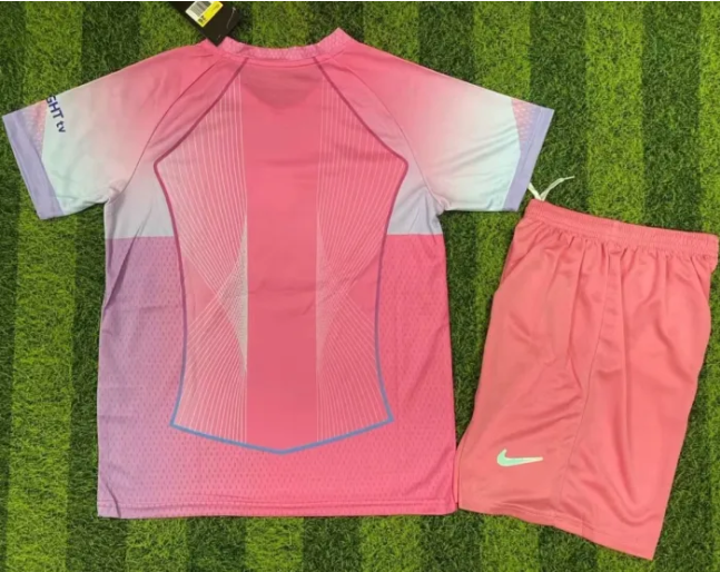 2025/2026 Barcelona Pink Special Edition Kid Kits 1:1 Thai Quality:football jersey mysite: unitedjerseyfootball 邓江浪:football
