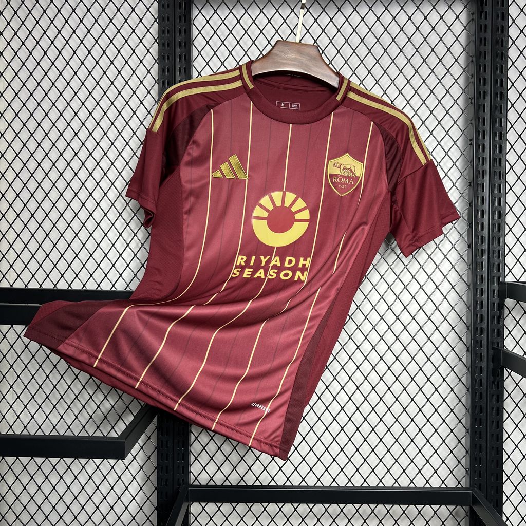 JerseysGala.com | AS Roma 24-25 Home Stadium Jersey - Fans Version -Customize Name, Number and Patch | Worldwide Shipping