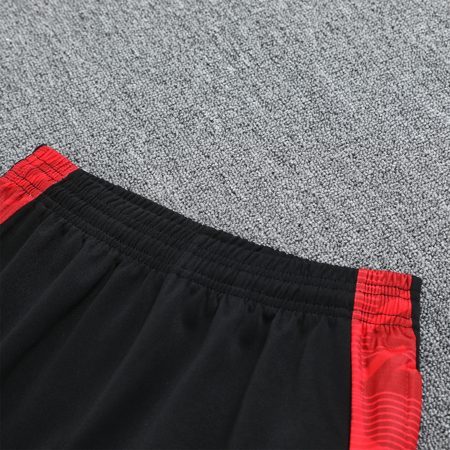 UltraTrikot-Manchester United 24-25 Pre-Match Home Traning Hoodie Set - Red Top and Black Pants