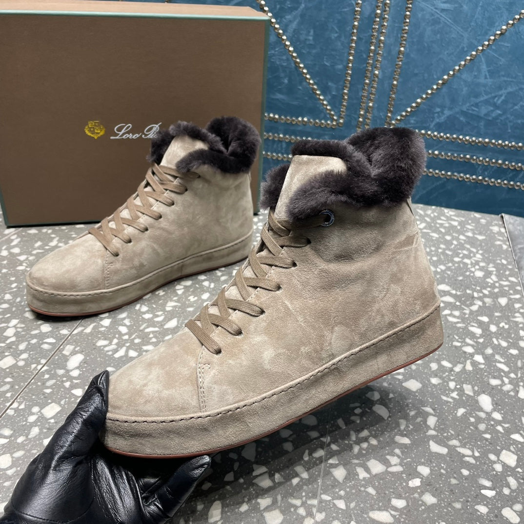 LP WINTER NUAGES HIGH SNEAKERS LIGHT GRAY LAMBSKIN、mysite、Cacoeks