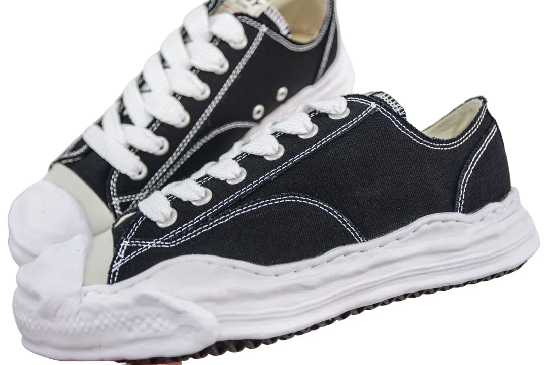 Maison Mihara Yasuhiro Hank OG Sole Canvas Low-top Sneaker Black、mysite、Cacoeks