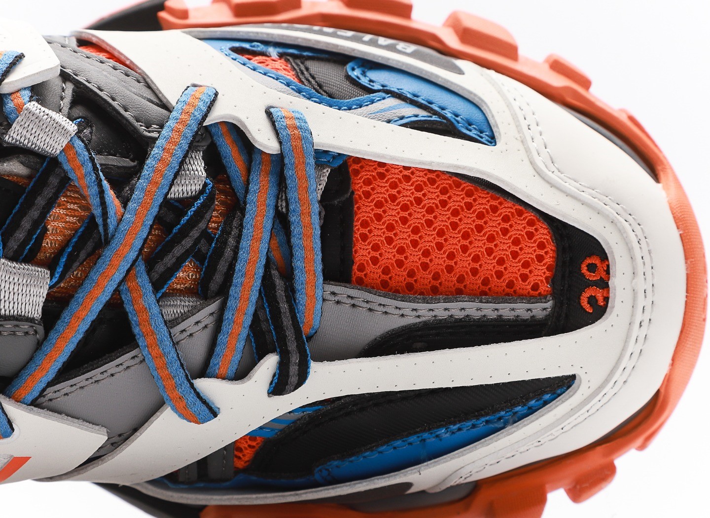 Balenciaga Track Trainer In Orange Blue、mysite、Cacoeks