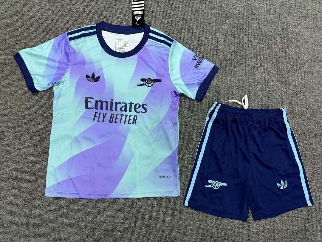 24/25 Arsenal Third Away Football Shirt Kids Size Suit-mysite Custom Football Kit- Nextkits