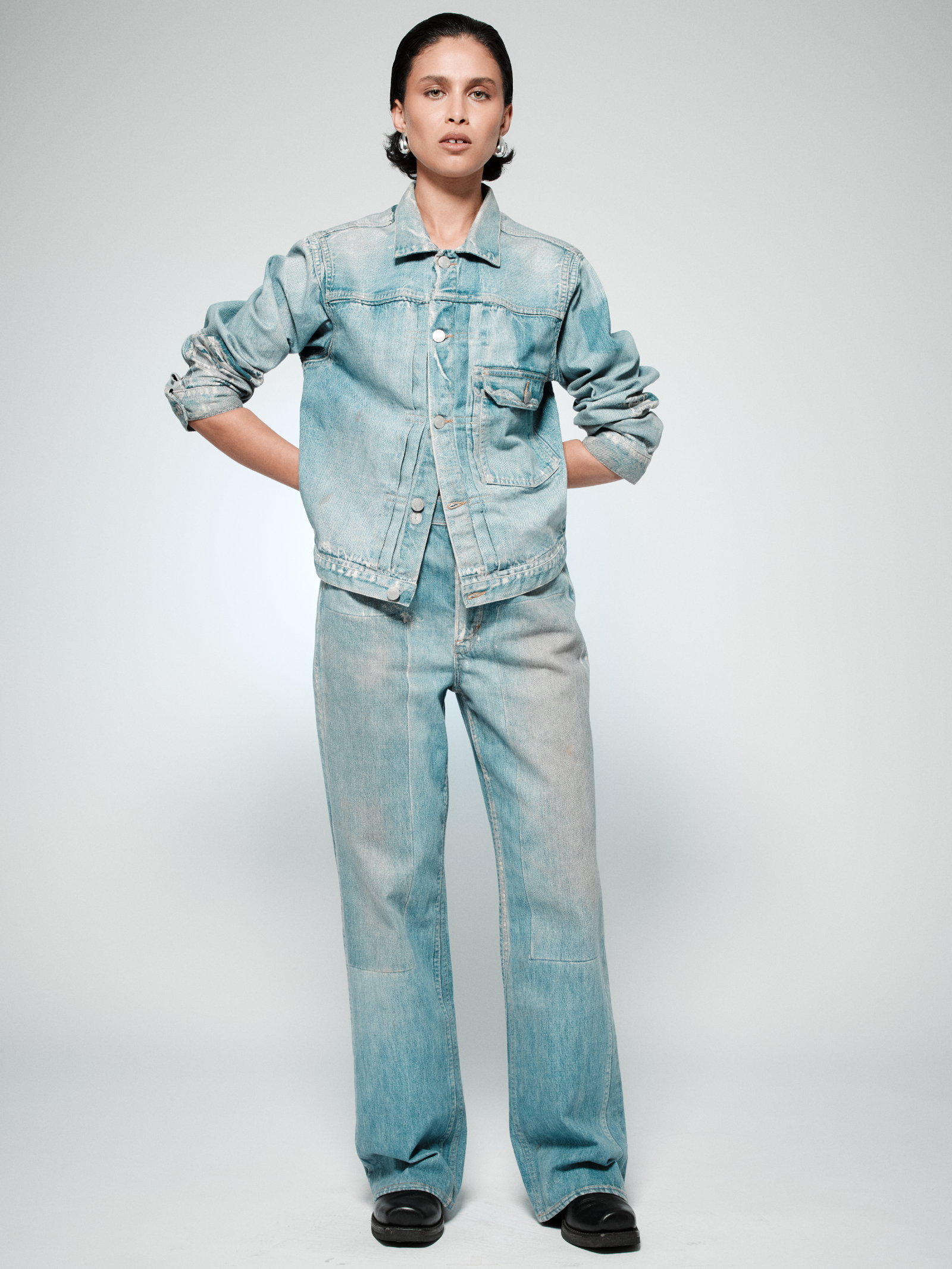 Type One Jacket Digital Indigo