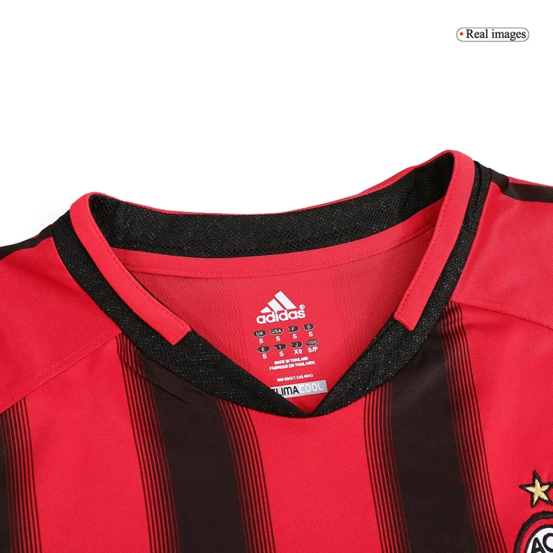 04-05 AC Milan Home soccer jersey -Long Sleeve Retro version: Ajax 24-25 Home Stadium Jersey - Fans Version mysite: Adidas luxuryfootballshirts.com: https://www.luxuryfootballshirts.com/