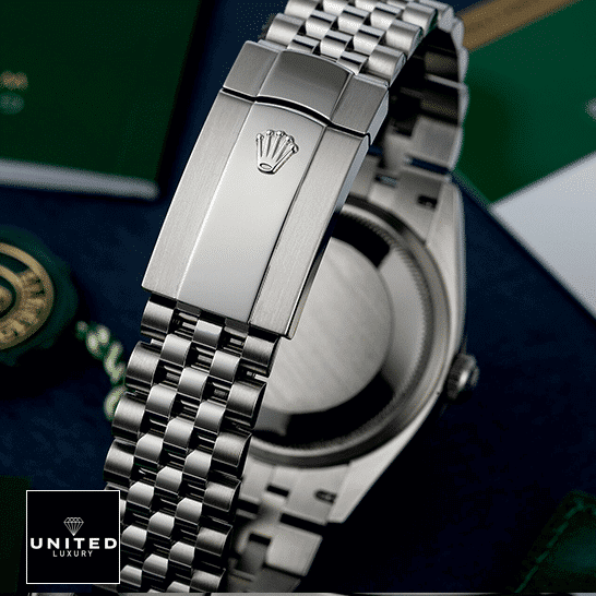 Rolex Datejust 126334-0002 Blue Dial Replica 5 Rolex Datejust 41 126334-0002 Fold Clasp on the Rolex Logo Replica