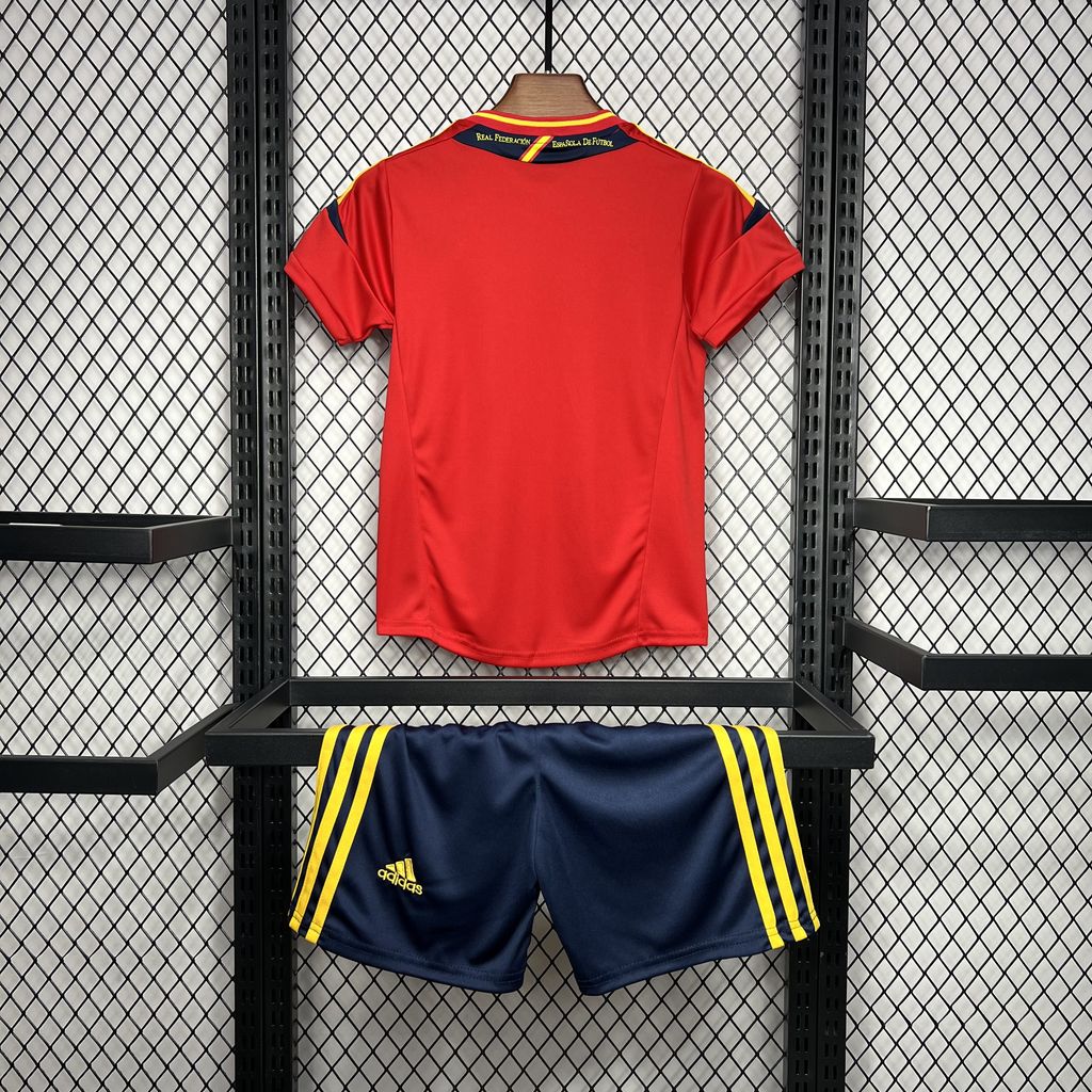 ManixJersey.com | Retro Spain 2012 Home Stadium Kids Kit -Customize Name, Number and Patch | Worldwide Shipping