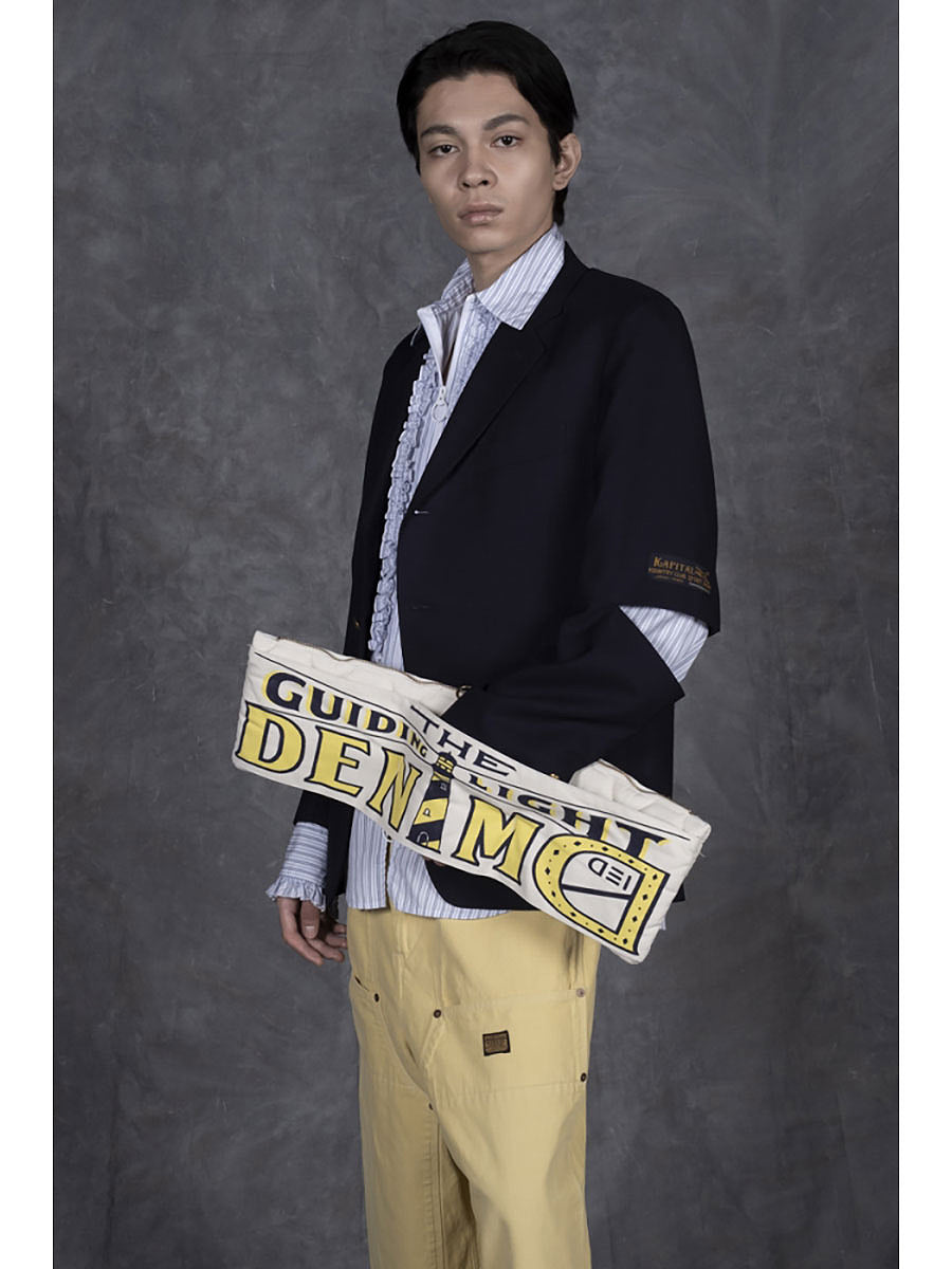 KAPITAL Spring Wool Surge Cutout Elbow JKT  K2502LJ831 