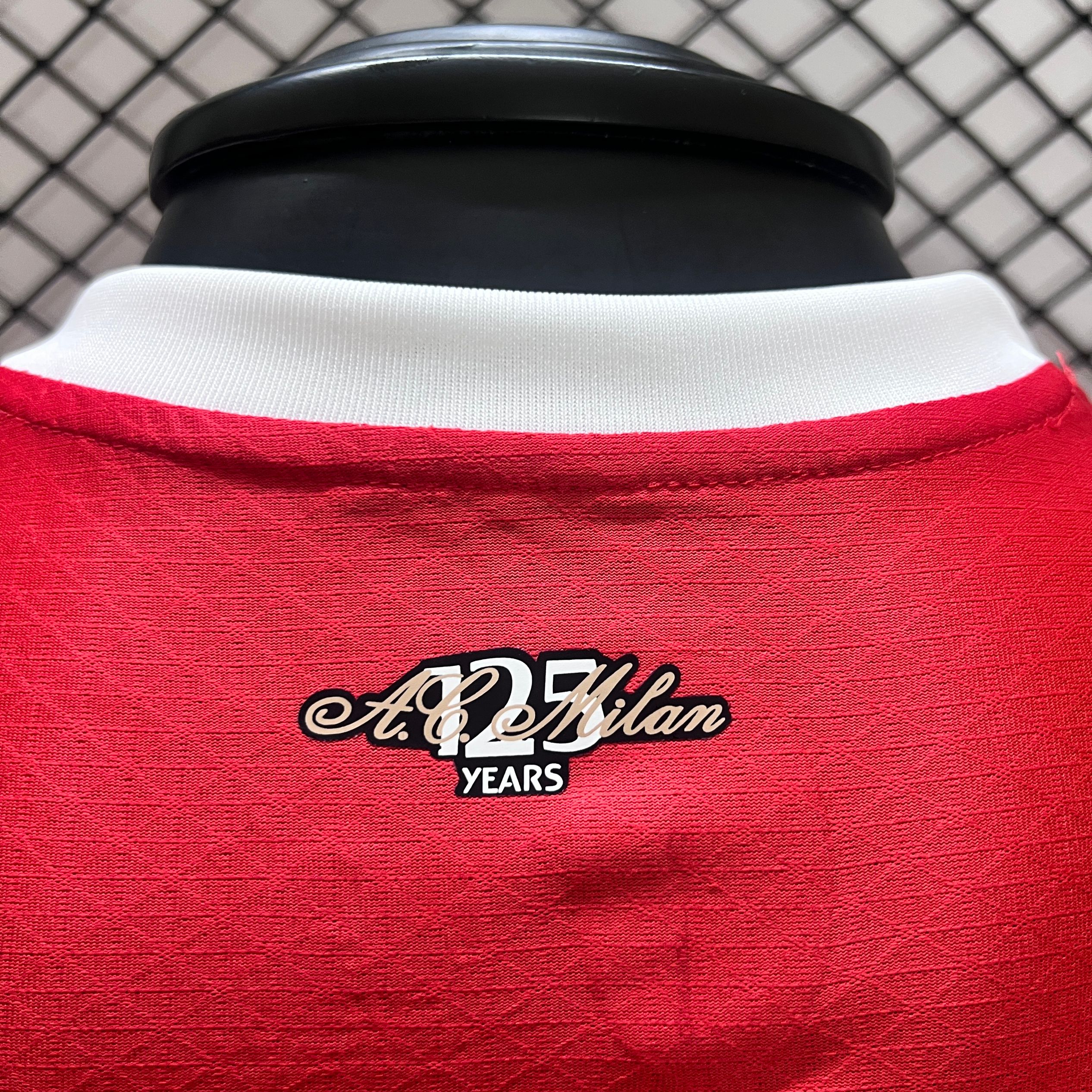 JerseysGala.com | AC Milan 24-25 Home Long Sleeve Jersey - Player Version -Customize Name, Number and Patch | Worldwide Shipping