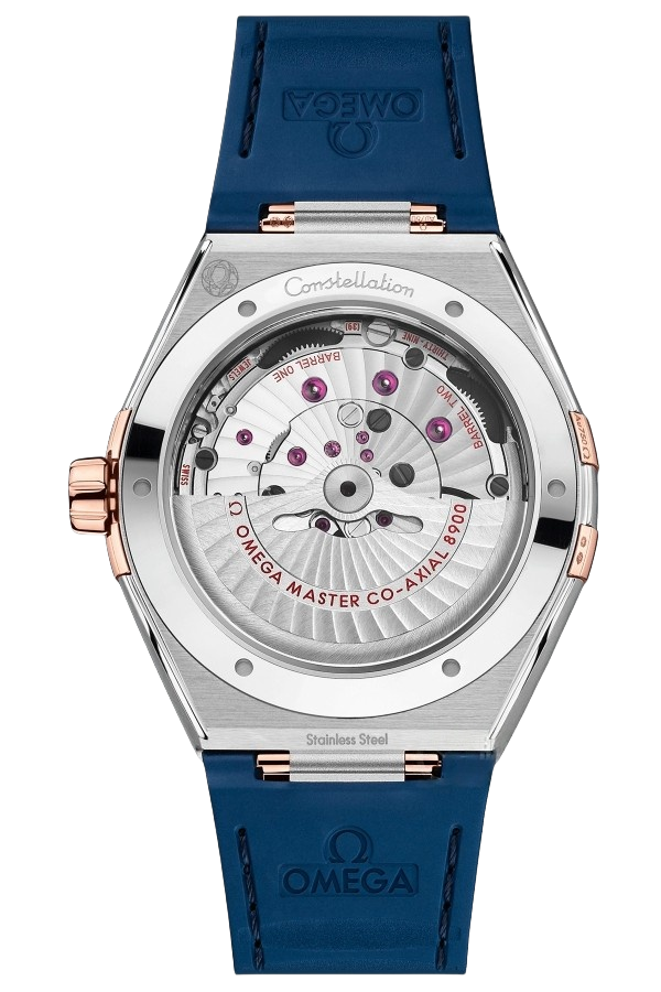 Omega Constellation Ref. 131.23.41.21.03.001 Super Clone Watch – Grey Dial Rose Gold Stainless Steel Bracelet Fake Replica