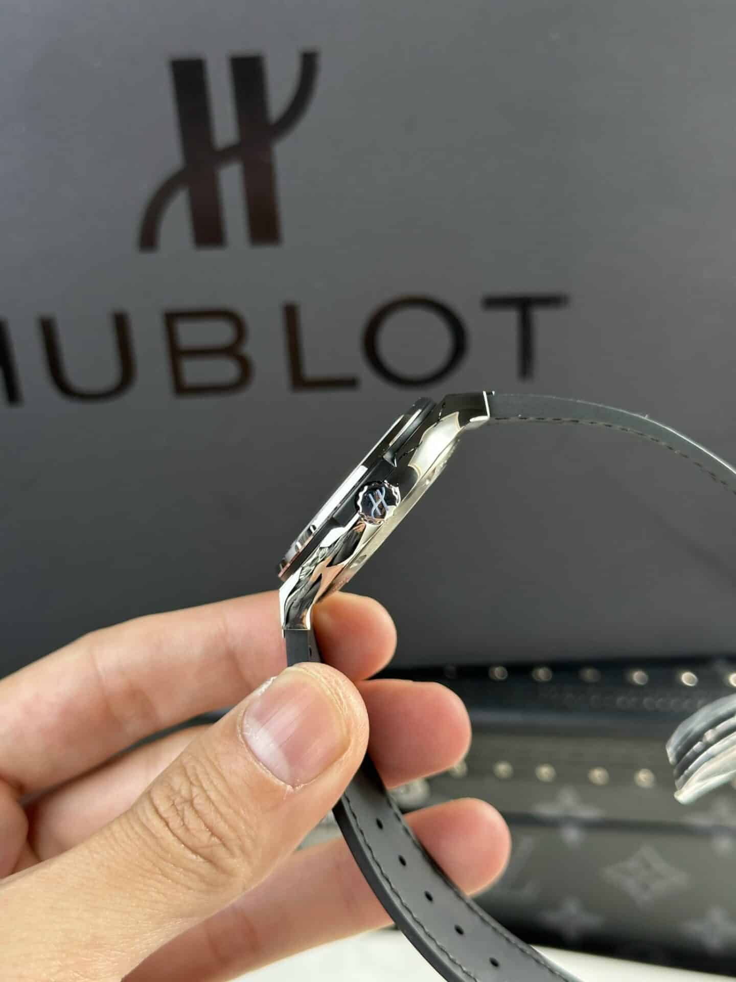 Hublot Classic Fusion Titanium Grey Dial Super Clone JJF 38mm-fasswatch