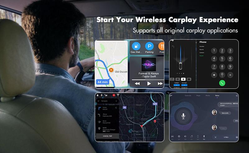 Product Introduction of 【Hieha】2025 Newest Portable Carplay Screen for Car, 7 Inch IPS Touchscreen Car Stereo Support Wireless Carplay 2