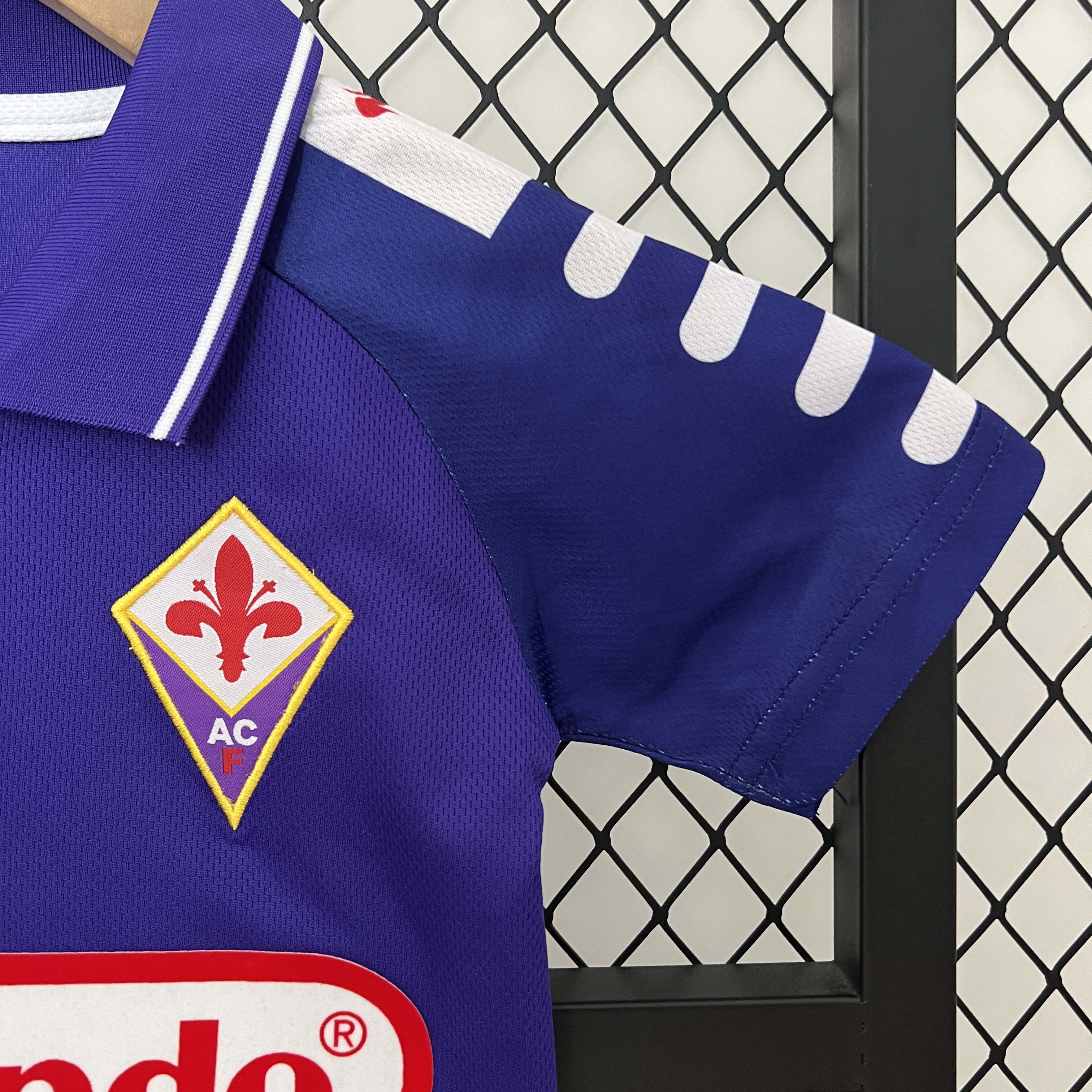 1998/1999 Retro Fiorentina Home Football Shirt 1:1 Thai Quality Kids Size:football jersey mysite: unitedjerseyfootball 邓江浪:football