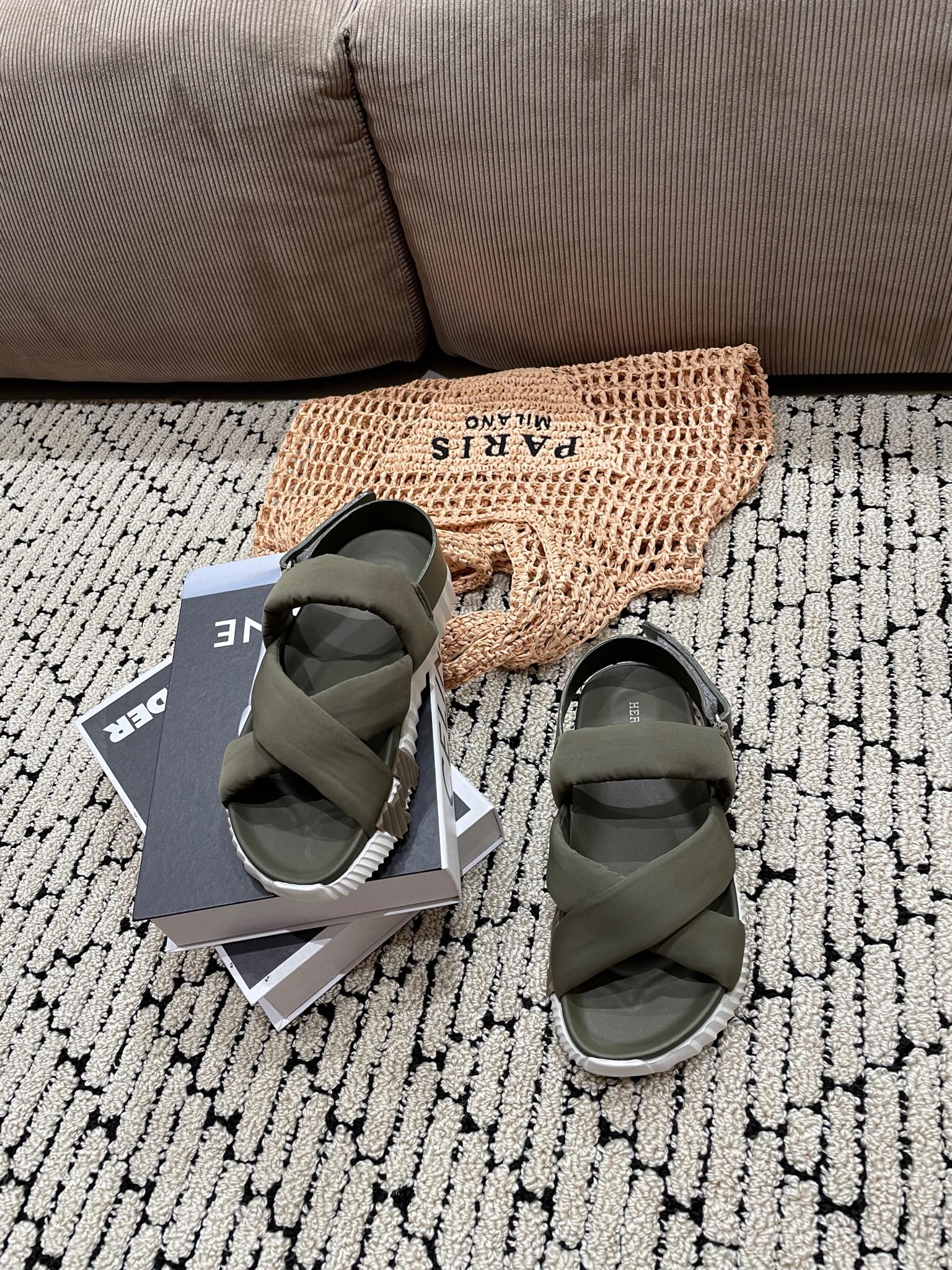 ELECTRIC SANDAL SHADOW CALFSKIN、mysite、Cacoeks