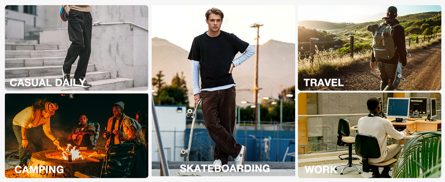 baggy corduroy pants men