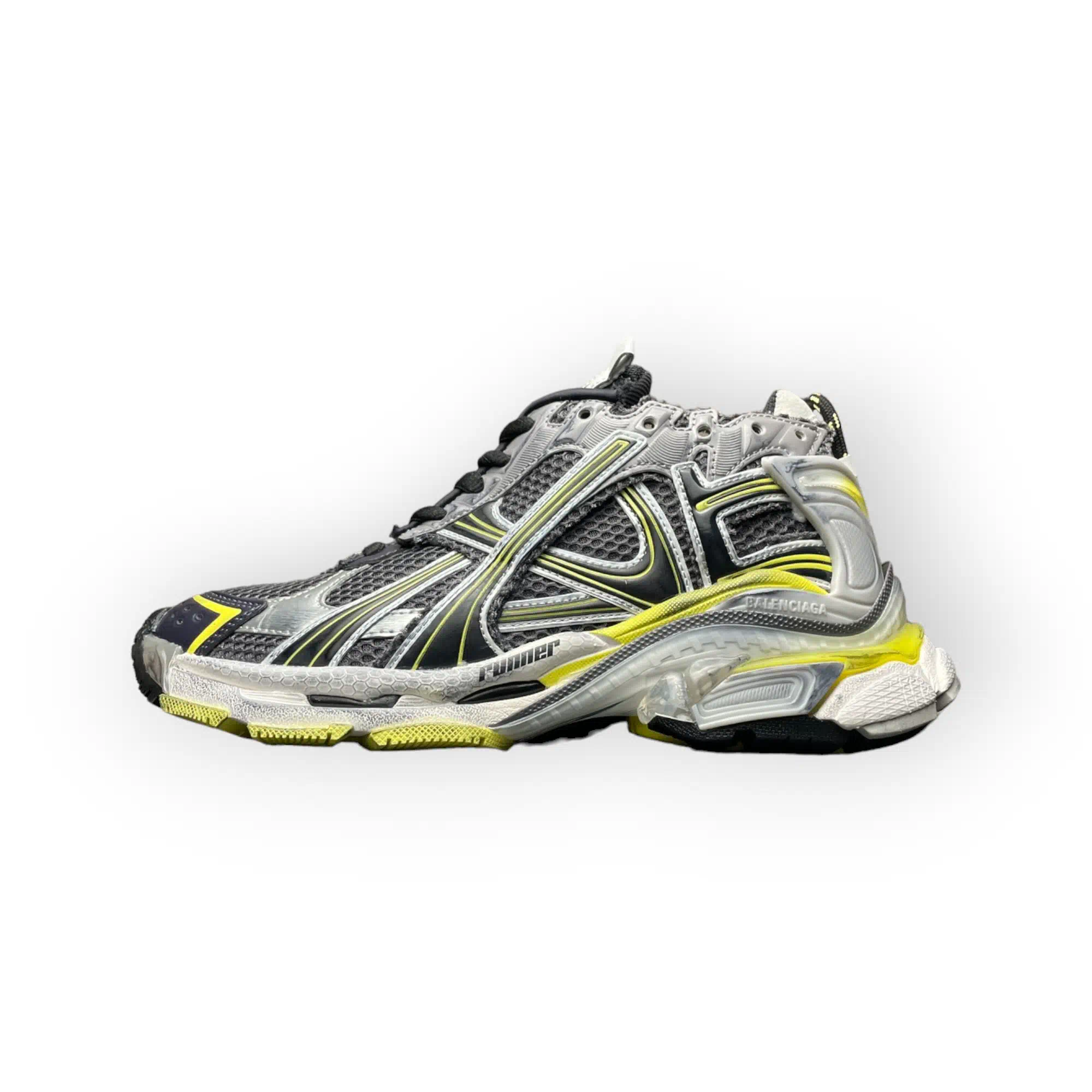 Balenciaga Runner Sneaker in Grey Yellow White、mysite、Cacoeks