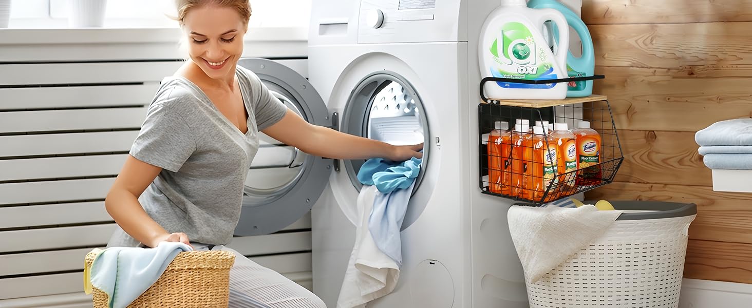 As a laundry storage rack