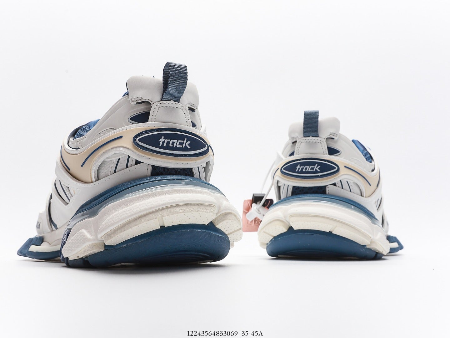 Balenciaga Track Trainer Worn Out White Blue、mysite、Cacoeks