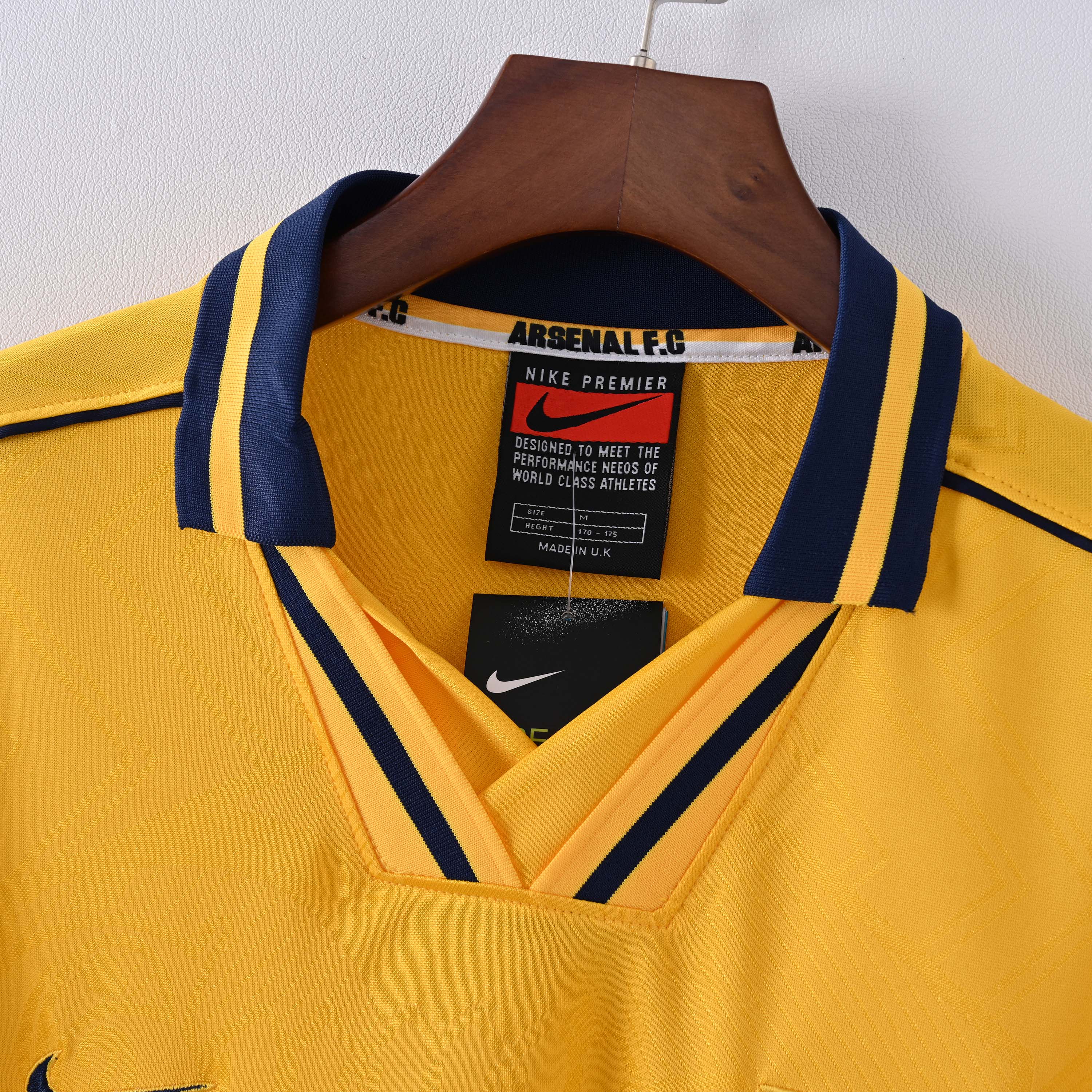 1996/1997 Retro Arsenal Away Football Shirt 1:1 Thai Quality:football jersey mysite: unitedjerseyfootball 邓江浪:football