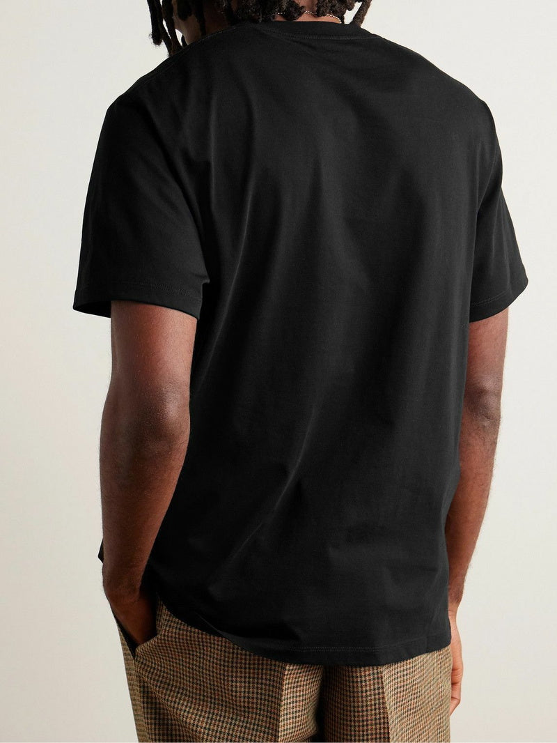 Loewe Blue Anagram on Black T-Shirt Relaxed Fit、mysite、Cacoeks