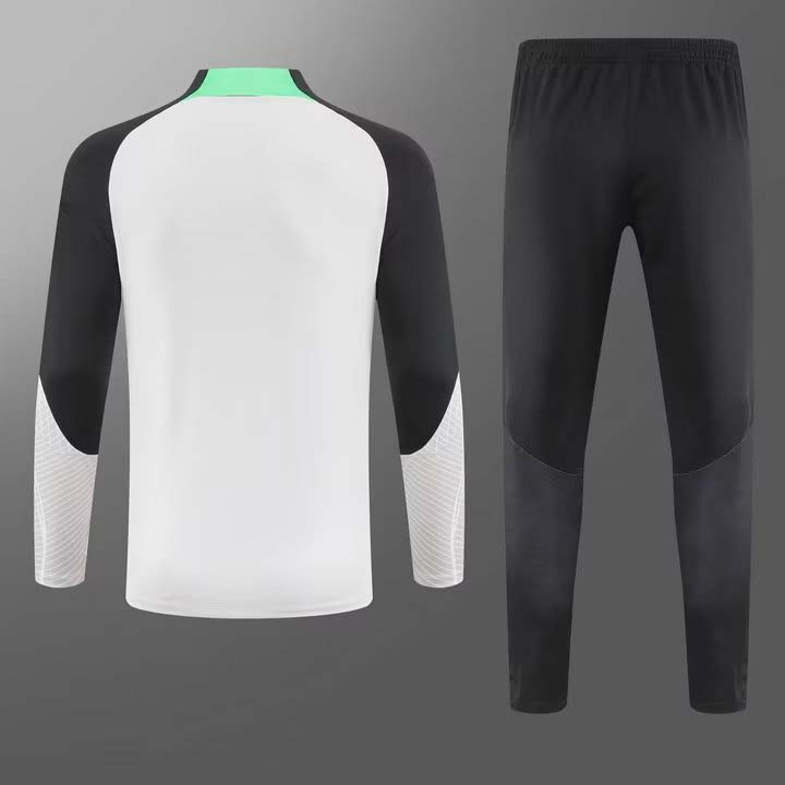 2023/2024 Liverpool Half-Pull Training Suit Gray-white Jersey 1:1 Thai Quality Set:football jersey mysite: unitedjerseyfootball 邓江浪:football