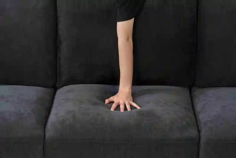 7pcs l shaped fabric fabric sofa free combination soft and comfortable suitable for living room bedroom hotel office reception and dark gray beige details 8