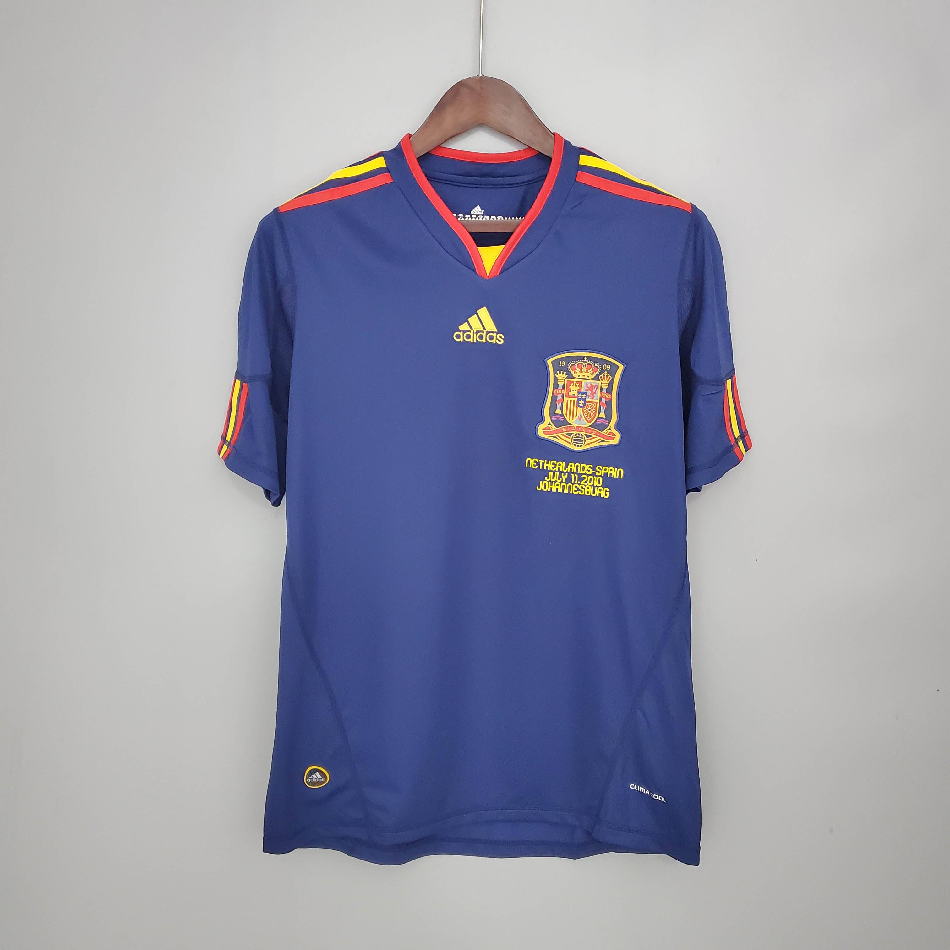 2010 Retro Spain Away Soccer Shirt-mysite Custom Football Kit- Nextkits