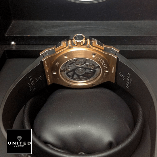 Hublot Big Bang 301.PM_.1780.RX Black Rubber Bracelet Replica upside view