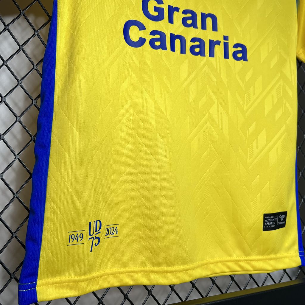 Higojerseys-Las Palmas 24-25 Home Stadium Kids Kit