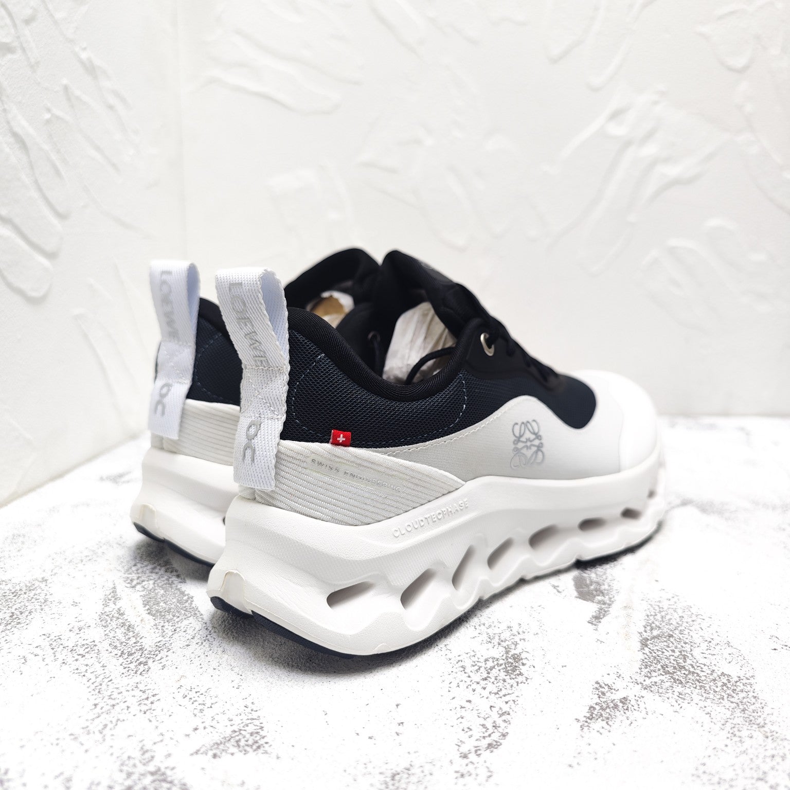 CLOUDTILT 2.0 SNEAKER PALE GRAY MIX BLACK CALFSKIN AND BREATHABLE MESH、mysite、Cacoeks
