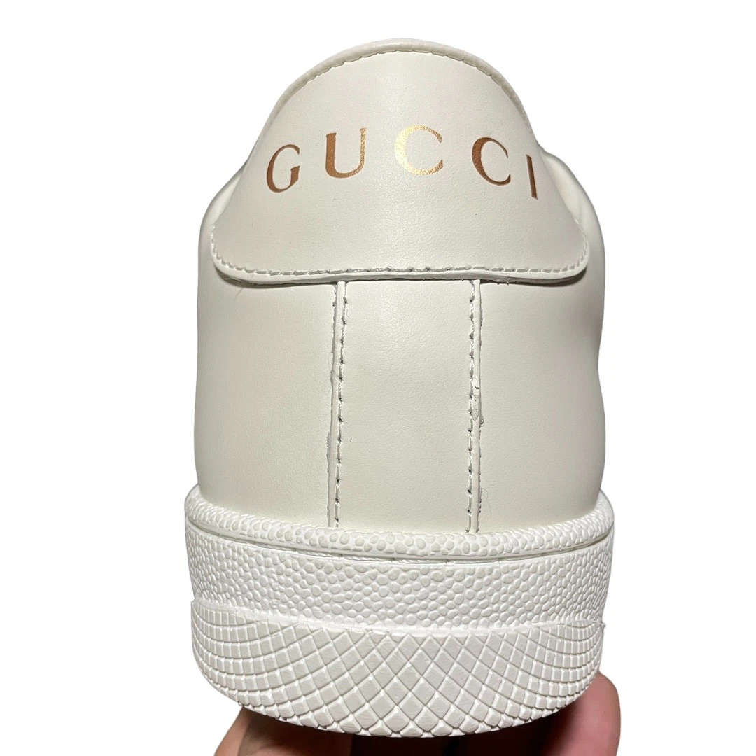 Gucci Screener Sneaker with Green and red Web in White、mysite、Cacoeks