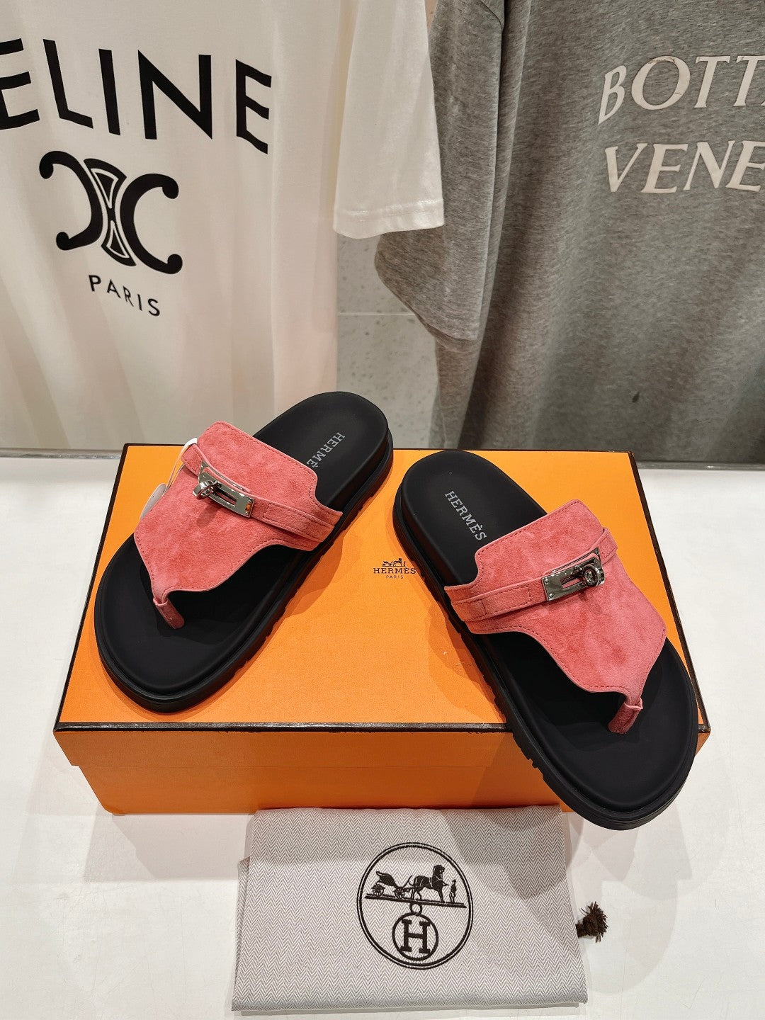 EMPIRE SANDAL BLACK MIX PINK SUEDE、mysite、Cacoeks