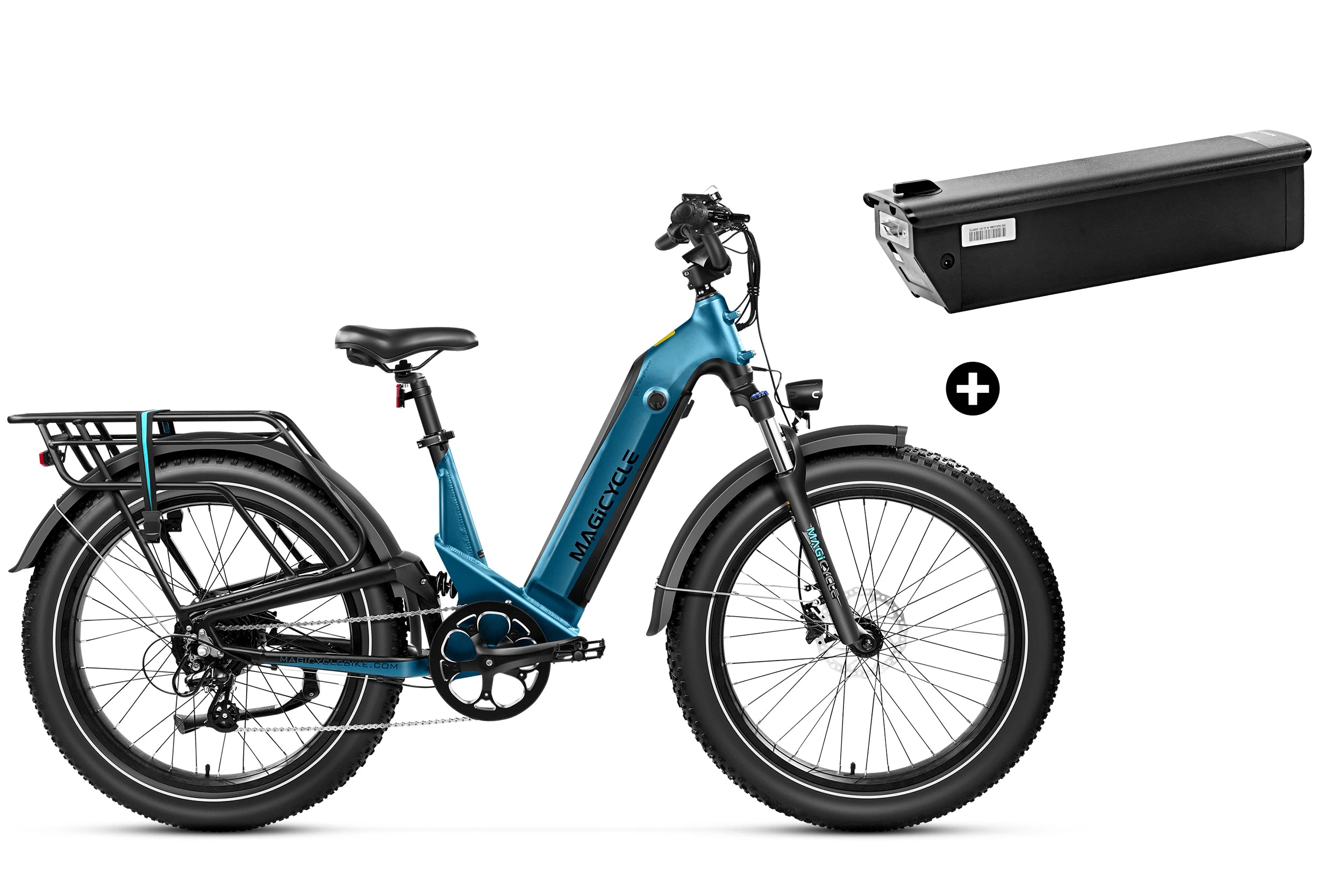 Magicycle Deer Step-Thru Full Suspension Ebike SUV、mySite、bearsvspackers
