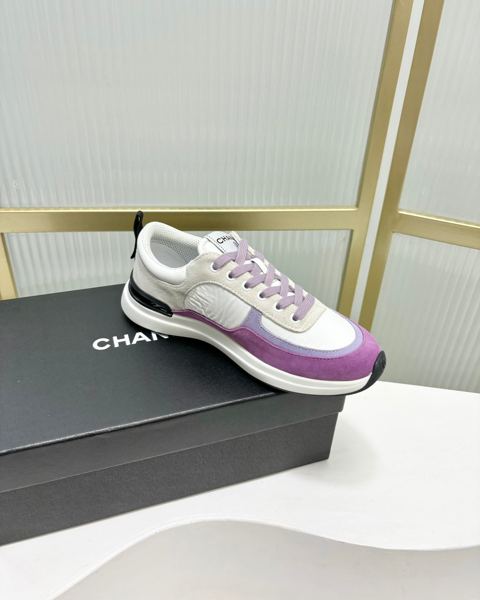 SNEAKER IN VIOLET MIX GREY SUEDE、mysite、Cacoeks