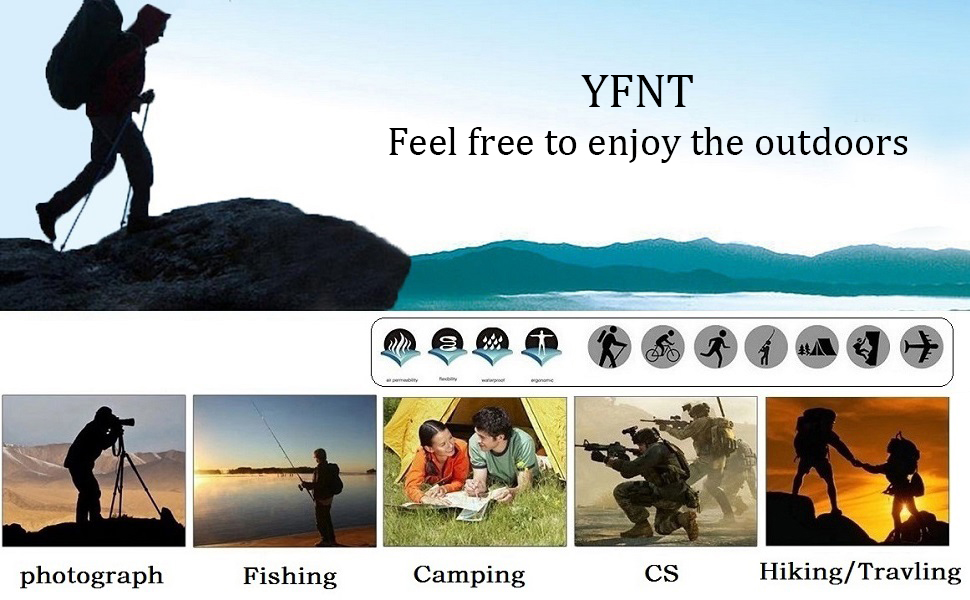 YFNT Men's Tactical Softshell Fleece Hooded Jacket for Outdoor Hunting Hiking Fishing