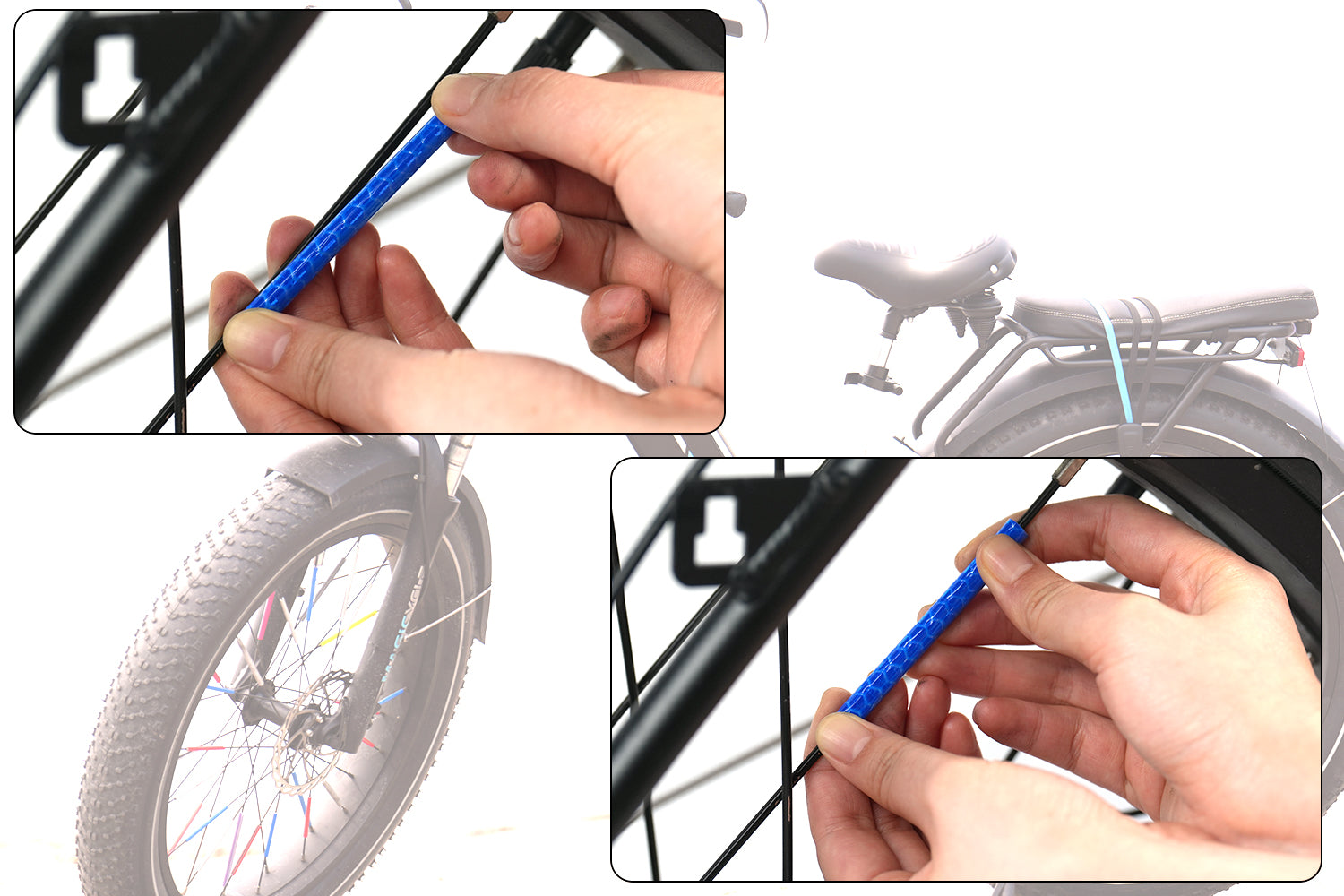 Ebike Spoke reflectors, 36 Pieces Reflective Spoke Covers、mySite、bearsvspackers