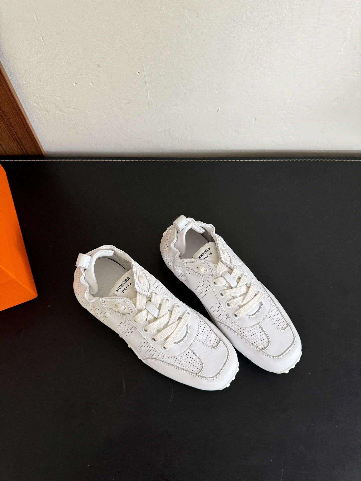 SKATEBOARD SHOES WHITE CALFSKIN、mysite、Cacoeks