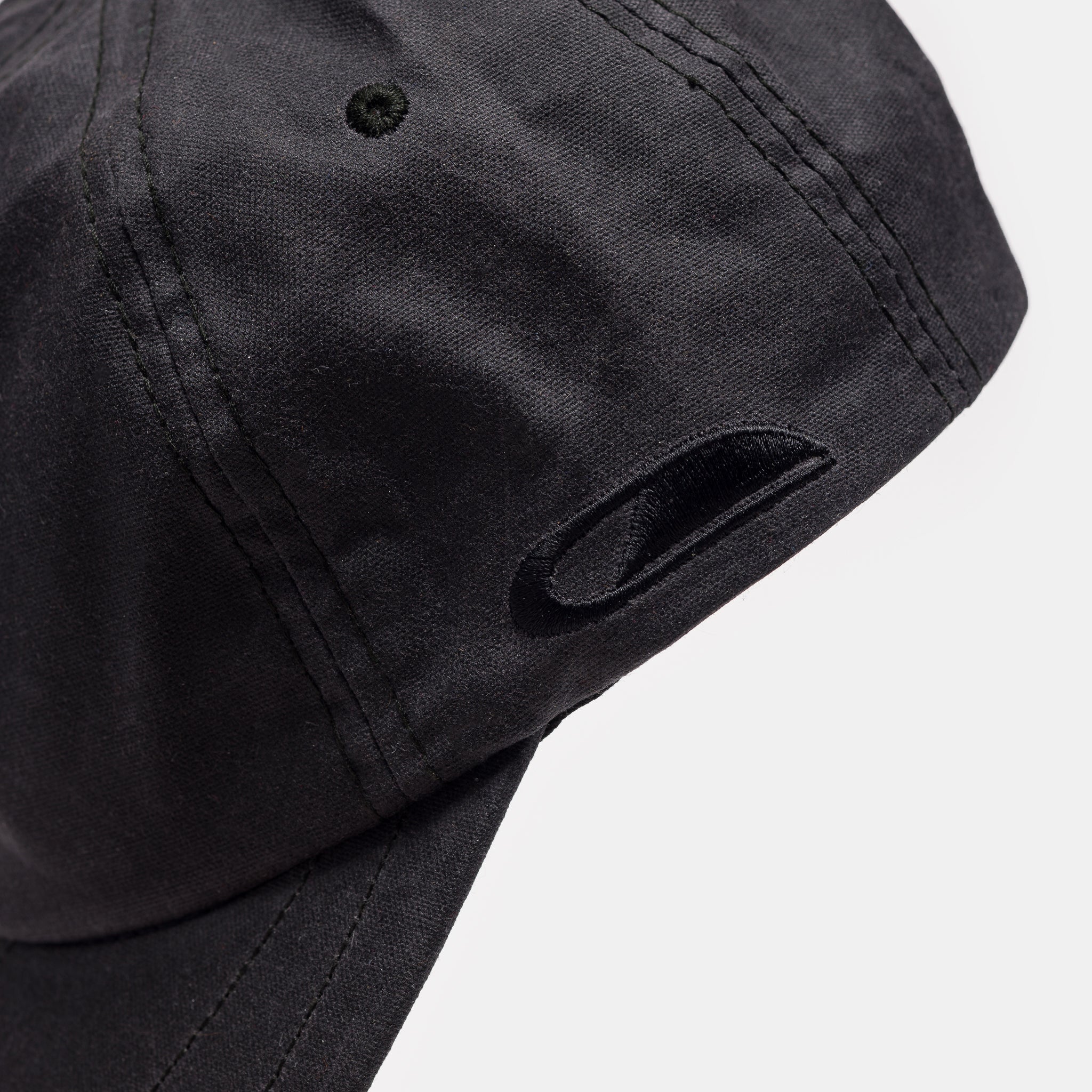 Horseshoe 6 Panel Wax Canvas Hat in Asphalt