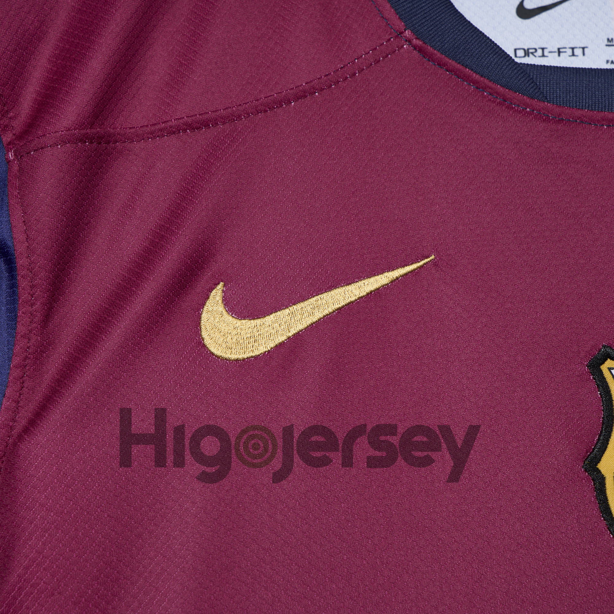 Higojerseys-Barcelona 24-25 Home Unsponsored Jersey - Fans Version