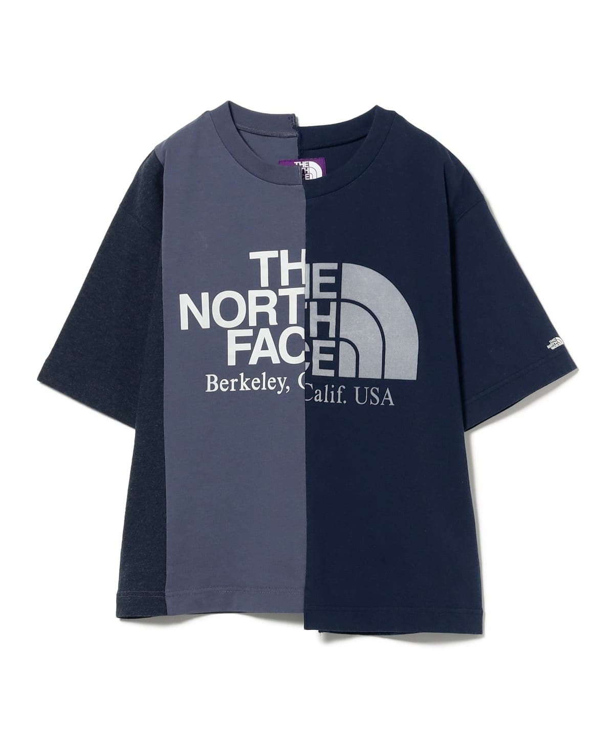 BEAMS x THE NORTH FACE PURPLE LABEL Asymmetric Logo T-shirt 25SS