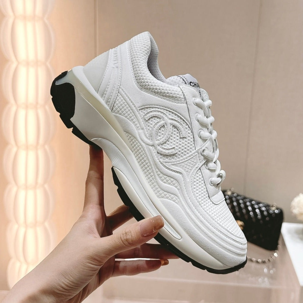 Women's White Sneaker Breathable mesh、mysite、Cacoeks