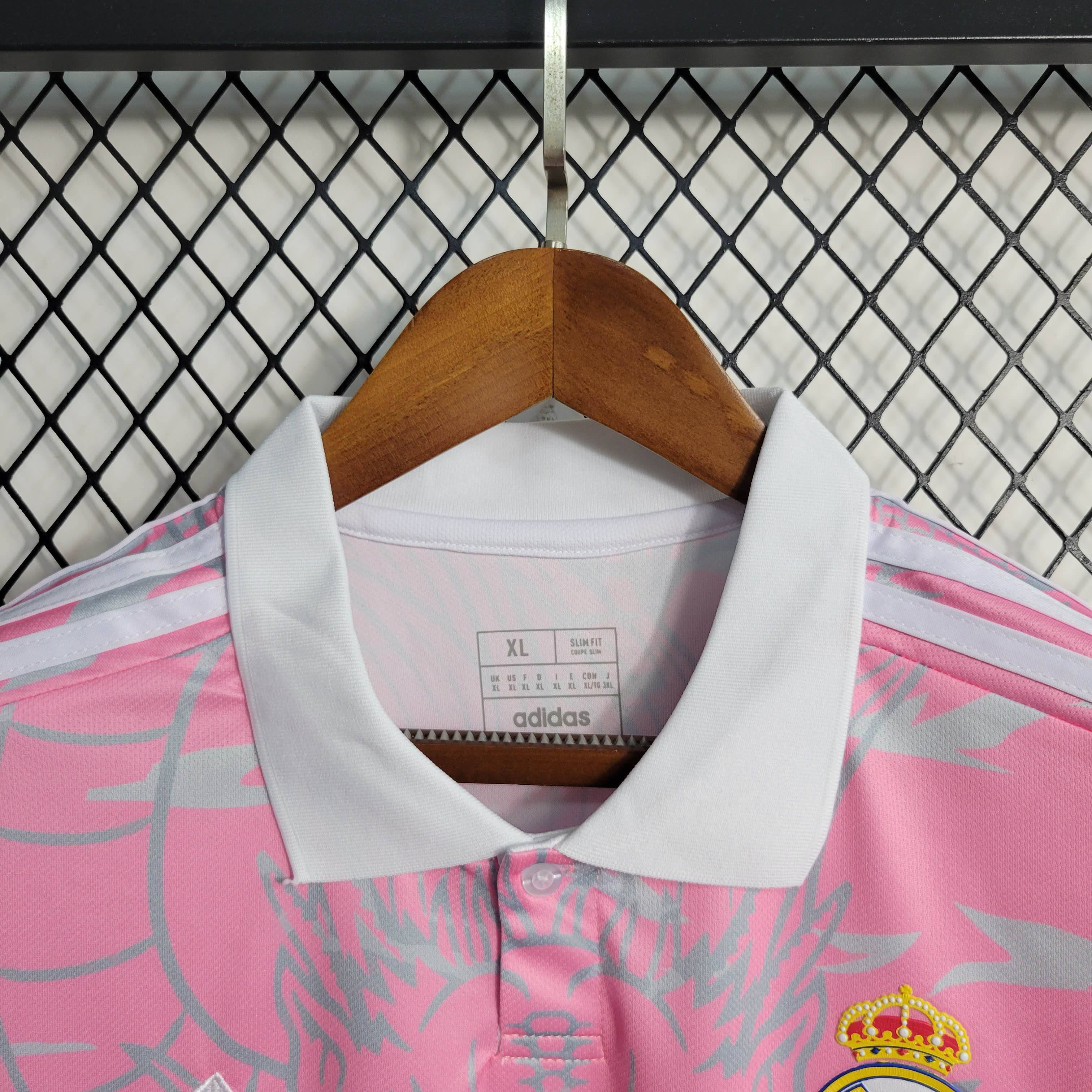 2023/2024 Real Madrid Chinese Dragon Pink Football Shirt:football jersey mysite: unitedjerseyfootball 邓江浪:football
