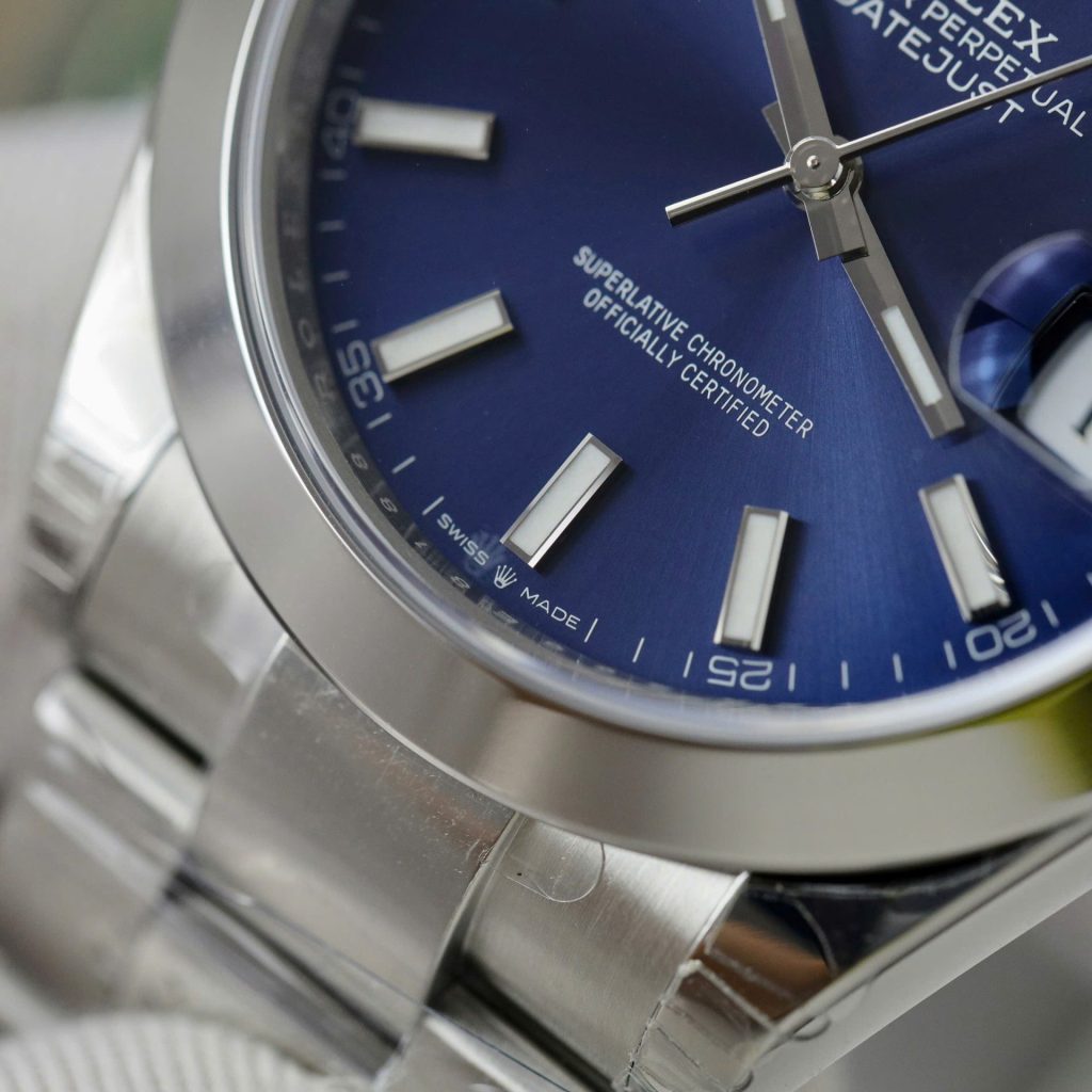 Đồng Hồ Rolex DateJust 126300 Rep 11 Mặt Số Xanh Dương Nhà Máy VS 41mm (1)