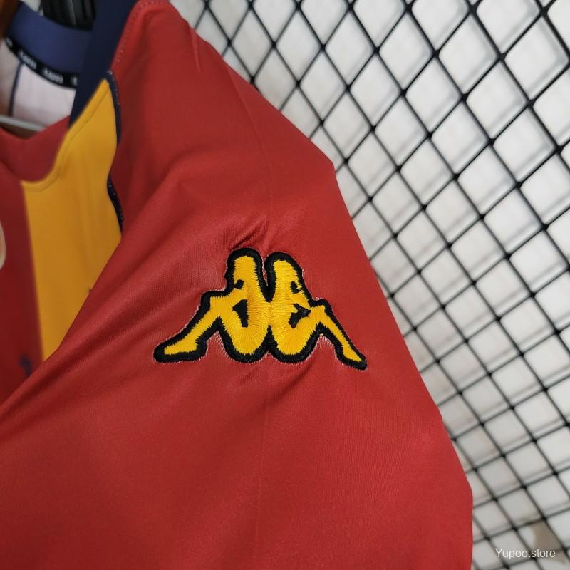 ManixJersey.com | Retro Roma 2001-02 European Home Jersey -Customize Name, Number and Patch | Worldwide Shipping