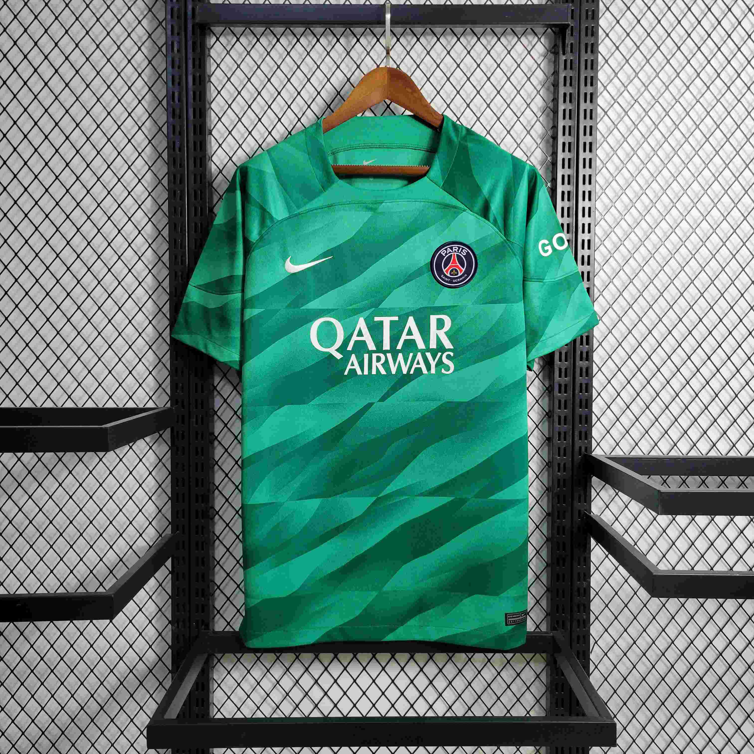 2023/2024 Psg Paris Saint-Germain Goalkeeper Green Football Shirt-mysite Custom Football Kit- Nextkits