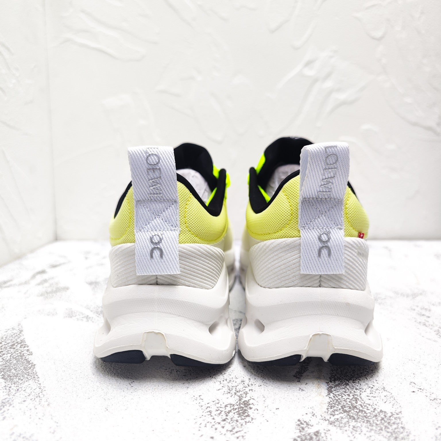 CLOUDTILT 2.0 SNEAKER NEON YELLOW MIX PALE GRAY CALFSKIN AND BREATHABLE MESH、mysite、Cacoeks