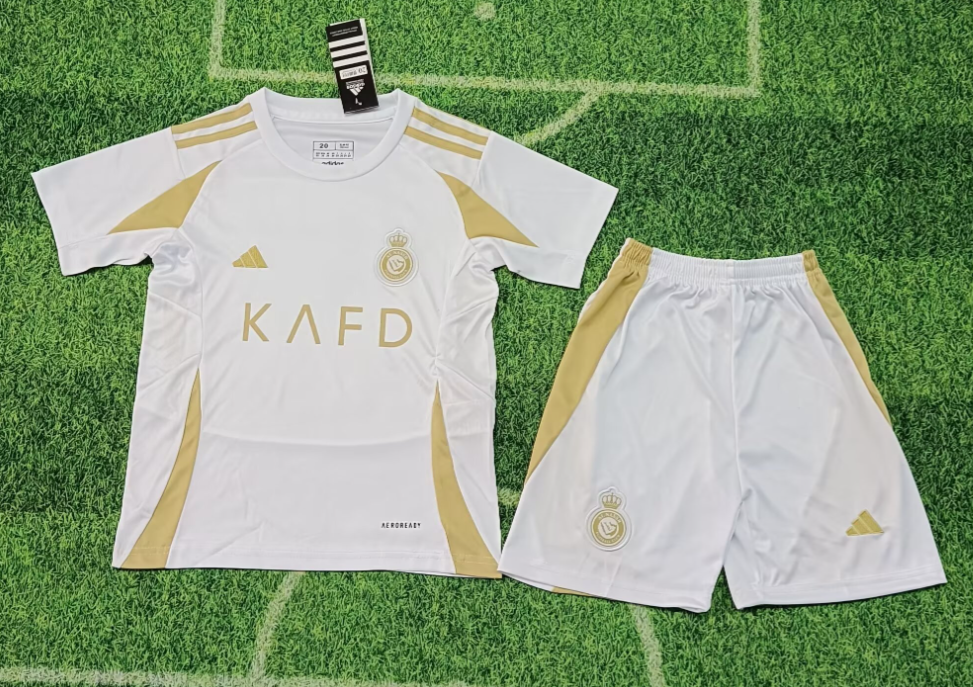 24/25 Riyadh Victory Third Football Shirt Kids Size Suit-mysite Custom Football Kit- Nextkits